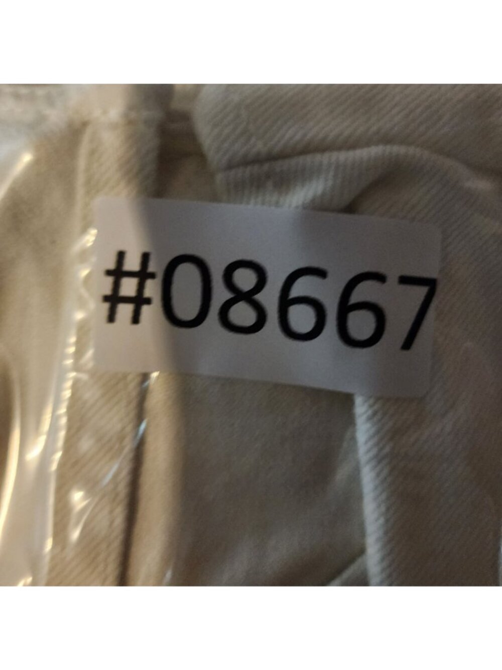 J. Crew Dress Womens 8 Cream Denim Sleeveless 100% Cotton *Read* - Picture 10 of 10